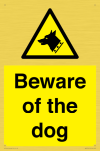 Beware of the dog
